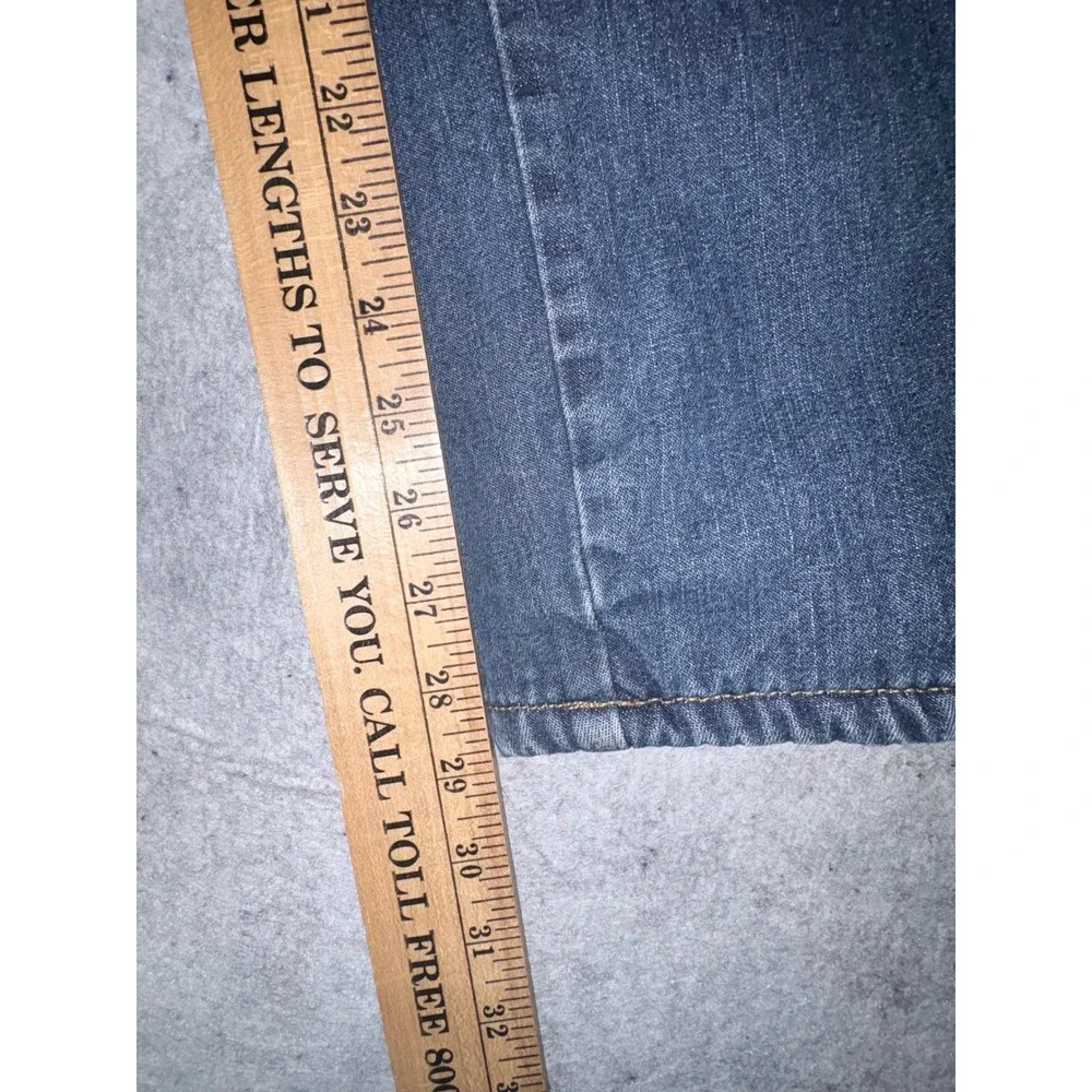 Faded Glory Mens Fleece Lined Carpenter Jeans Blue Denim Work Pants 40x29 VTG
